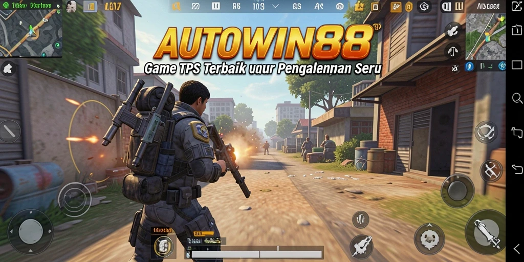 Screenshot menunjukkan aksi seru dalam permainan TPS AUTOWIN88.