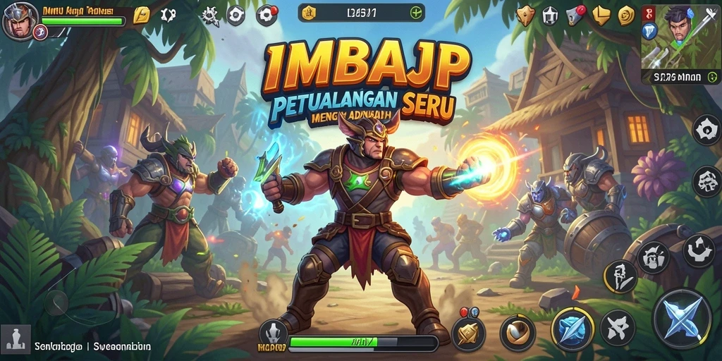 Screenshot gameplay IMBAJP menampilkan petualangan yang mendebarkan.