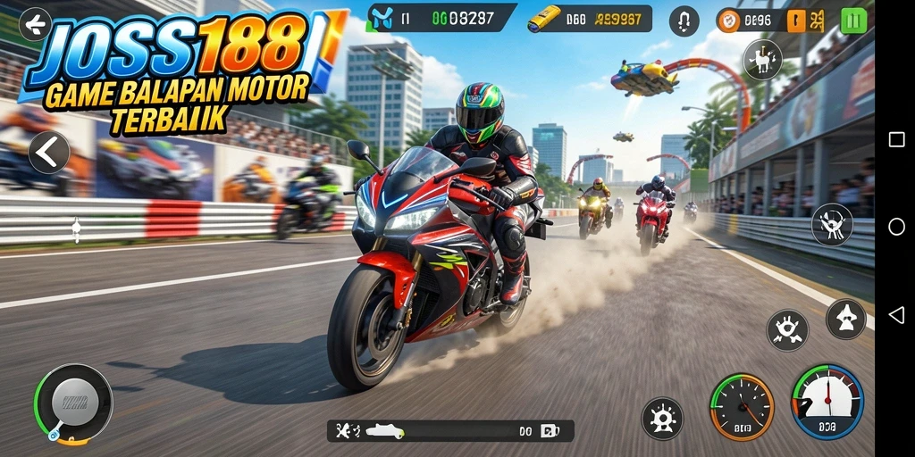 Tampilan gameplay JOSS188 yang menegangkan dan cepat.