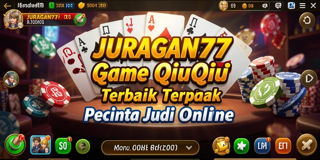 Tampilan gameplay QiuQiu yang seru dan menarik di JURAGAN77.