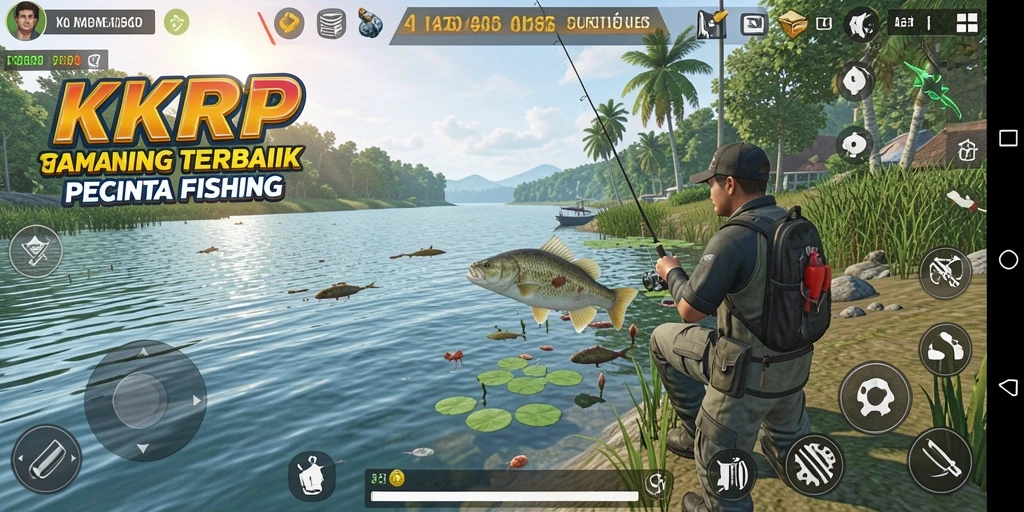 Tangkapan ikan besar dalam gameplay KKRP yang seru.
