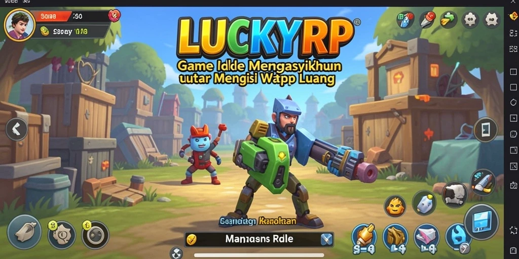 Tampilan gameplay LUCKYRP yang menarik dan mengasyikkan.