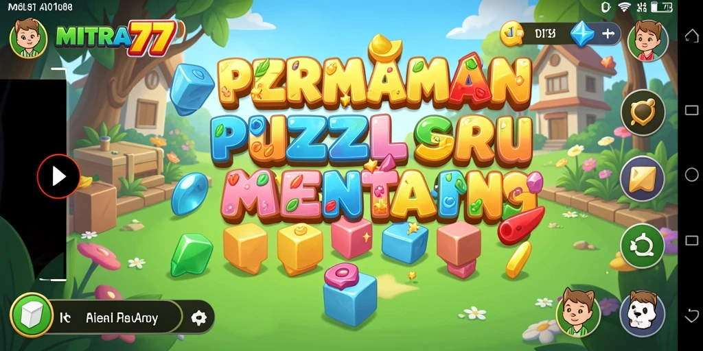 Tampilan gameplay menarik dari MITRA77 dengan teka-teki seru.