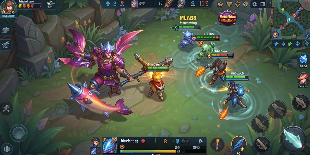 Screenshot utama MLBB8 menampilkan serunya gameplay memancing yang realistis.