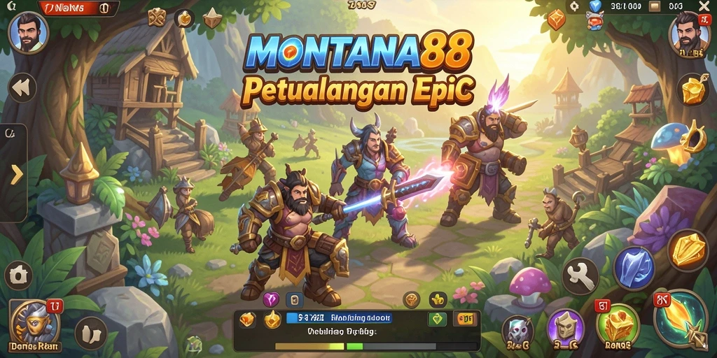 Tampilan gameplay yang menakjubkan dalam MONTANA88 dengan pertempuran seru.