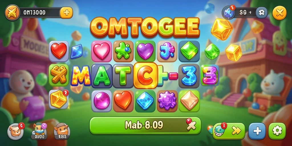 Gameplay menarik OMTOGEL dengan tampilan berwarna-warni.