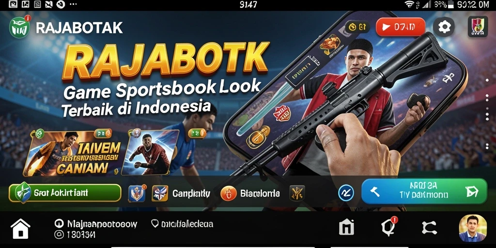 Tampilan screenshot RAJABOTAK menampilkan antarmuka taruhan olahraga yang menarik.