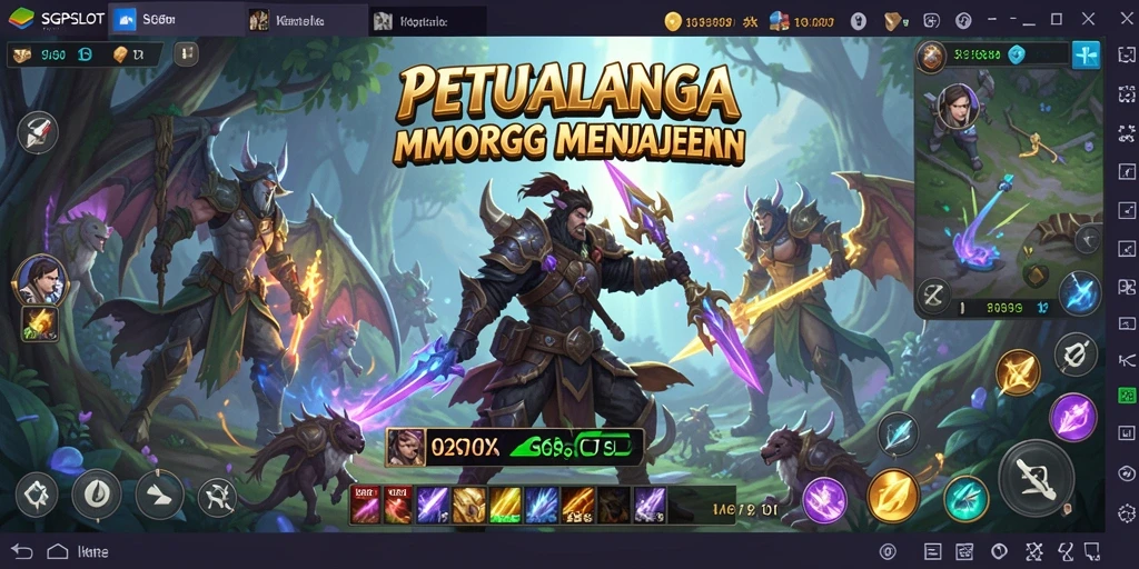 Tampak menakjubkan dari gameplay MMORPG SGPSLOT yang intens.