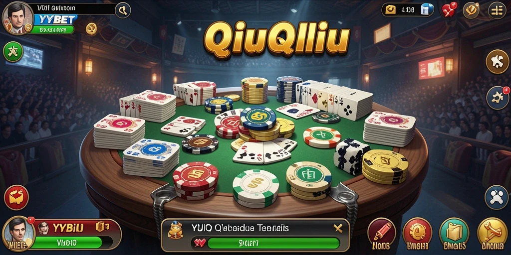 Tampilan gameplay QiuQiu yang seru dan interaktif.